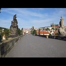 Auf der Karksbrücke, rechts der Veitsdom